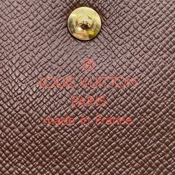 Louis Vuitton Damier Ebene Porte Tresor Wallet W/Box Dust Bag - Picture 10 of 16